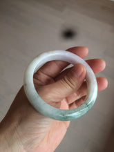 Load image into Gallery viewer, 53.7mm Certified Type A 100% Natural green/purple/brown Jadeite Jade bangle AR57-9788
