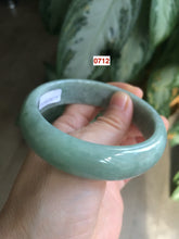 Load image into Gallery viewer, 59mm Certified Type A 100% Natural green jadeite jade bangle group AC38
