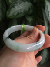 Load image into Gallery viewer, 52.7mm certified Type A 100% Natural green/brown/white Jadeite Jade bangle AE22-3033
