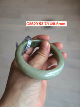 Load image into Gallery viewer, Sale! 49-54mm certified Type A 100% Natural dark green/white/black Jadeite Jade bangle with defects group GC30
