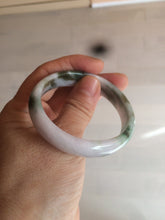 Load image into Gallery viewer, 50mm Certified Type A 100% Natural sunny green purple brown oval shape Jadeite Jade bangle AM12-4987
