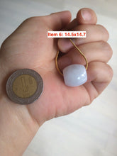 Load image into Gallery viewer, Type A 100% Natural  green/purple Jadeite Jade LuluTong (Every road is smooth) pendant M79
