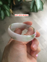 Load image into Gallery viewer, 47-48mm certified Type A 100% Natural light sunny green/purple/brown thin kids Jadeite Jade bangle Group KS71

