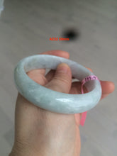 Load image into Gallery viewer, Sale! Type A 100% Natural dark green/white/black Jadeite Jade bangle with defects group 9
