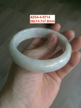 Load image into Gallery viewer, 56-59mm certified 100% Natural jadeite jade bangle group AE54 (Clearance)

