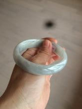Load image into Gallery viewer, 59mm Certified Type A 100% Natural light green Jadeite Jade bangle D75-3759

