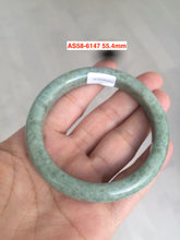 Load image into Gallery viewer, 54-55mm type A 100% natural certified green slim round cut jadeite jade bangle group AK4 (Clearance item) another
