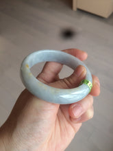 Load image into Gallery viewer, 53.7mm certificated Type A 100% Natural light blue/green/yellow Jadeite Jade bangle AJ24-9794
