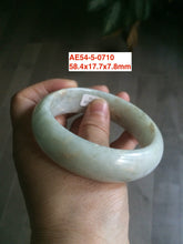 Load image into Gallery viewer, 56-59mm certified 100% Natural jadeite jade bangle group AE54 (Clearance)
