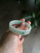 Load image into Gallery viewer, 50.5mm Certified type A 100% Natural sunny green/purple Jadeite Jade bangle L102-7278
