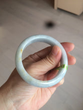 Load image into Gallery viewer, 53.7mm certificated Type A 100% Natural light blue/green/yellow Jadeite Jade bangle AJ24-9794
