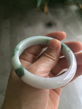 Load image into Gallery viewer, 53.6mm certified 100% natural Type A sunny green purple white jadeite jade bangle AS21-4141
