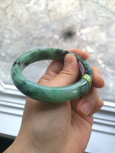 Load image into Gallery viewer, 57.7mm Certified Type A 100% Natural green Jadeite Jade bangle N74-9582
