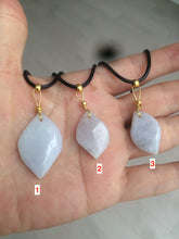 Load image into Gallery viewer, 100% natural type A jadeite jade Willow leaves pendants AB72

