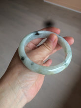 Load image into Gallery viewer, 58mm Certified Type A 100% Natural icy light green Jadeite Jade bangle C27-2362
