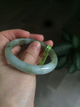 Load image into Gallery viewer, 50.5mm Certified Type A 100% Natural dark green oval Jadeite Jade bangle AE29-3075
