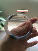 Load image into Gallery viewer, 100% natural icy clear agate bangle group AB37
