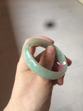 Load image into Gallery viewer, 52.9mm certificated Type A 100% Natural green gray Jadeite Jade bangle Y122-9555
