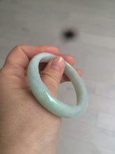 Load image into Gallery viewer, 50.1mm Certified Type A 100% Natural light green round cut Jadeite Jade bangle Z115-6628
