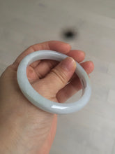 Load image into Gallery viewer, 54.9mm certified type A 100% Natural white green jadeite jade bangle AQ9-4205
