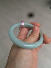 Load image into Gallery viewer, 51.2mm certificated Type A 100% Natural light green/blue/red Jadeite Jade bangle C4804
