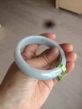 Load image into Gallery viewer, 53.7mm certificated Type A 100% Natural light blue/green/yellow Jadeite Jade bangle AJ24-9794
