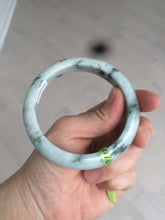Load image into Gallery viewer, 58.2mm certified type A 100% Natural green/white/purple Jadeite Jade bangle Z97-6205
