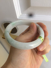 Load image into Gallery viewer, 57.5mm Certified Type A 100% Natural white/green/yellow Jadeite Jade bangle E54-0272

