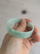 Load image into Gallery viewer, 54.3mm Certified Type A 100% Natural apple green thin jadeite jade bangle AQ47-8070
