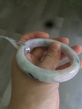 Load image into Gallery viewer, 55.5mm Certified 100% natural Type A green/purple/red (福禄寿)jadeite jade bangle U90-0518
