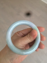 Load image into Gallery viewer, 55mm Certified type A 100% Natural green/purple chubby round cut Jadeite bangle AT8-1127
