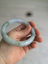 Load image into Gallery viewer, Reserved!. Please don&#39;t order. Thanks. 58.6mm certified type A 100% Natural green/purple/gray Jadeite Jade bangle G108-3543
