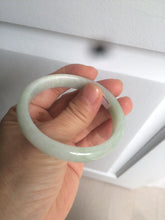 Load image into Gallery viewer, 50.1mm Certified Type A 100% Natural light green round cut Jadeite Jade bangle Z115-6628
