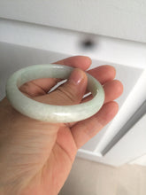 Load image into Gallery viewer, 50.1mm Certified Type A 100% Natural light green round cut Jadeite Jade bangle Z115-6628
