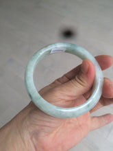 Load image into Gallery viewer, 58mm Certified Type A 100% Natural icy light green Jadeite Jade bangle C27-2362
