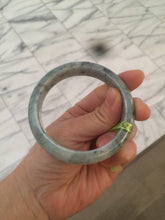 Load image into Gallery viewer, 56.5mm certificated Type A 100% Natural white/green/blue Jadeite Jade bangle Q86-1602
