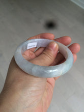 Load image into Gallery viewer, 56.2 mm certificated Type A 100% Natural light green/yellow/purple Jadeite Jade bangle AD89-0367
