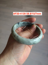 Load image into Gallery viewer, 56-65mm certified 100% Natural type A light green jadeite jade bangle group S34 (Clearance)
