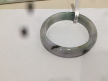 Load image into Gallery viewer, 58.6mm certified type A 100% Natural green/brown/purple/gray Jadeite Jade bangle F103
