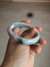 Load image into Gallery viewer, 54.5mm certified Type A 100% Natural green/purple/white  jadeite jade bangle AB69-9790
