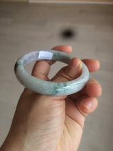 Load image into Gallery viewer, 54.5mm certified Type A 100% Natural green/purple/white  jadeite jade bangle AB69-9790
