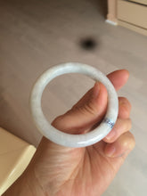 Load image into Gallery viewer, 52.4 mm Certified Type A 100% Natural white Jadeite Jade bangle D2-1408
