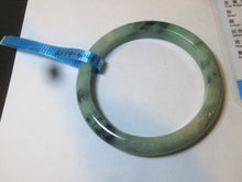 Load image into Gallery viewer, 58mm Certified Type A 100% Natural green/yellow Jadeite Jade bangle AS49-5045
