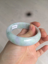 Load image into Gallery viewer, 52.9mm certificated Type A 100% Natural light green/purple/yellow spring garden Jadeite Jade bangle E61-1028
