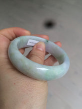 Load image into Gallery viewer, 52.9mm certificated Type A 100% Natural light green/purple/yellow spring garden Jadeite Jade bangle E61-1028
