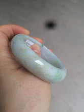 Load image into Gallery viewer, 52.9mm certificated Type A 100% Natural light green/purple/yellow spring garden Jadeite Jade bangle E61-1028
