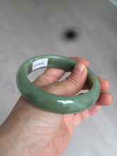 Load image into Gallery viewer, 60.8mm certified 100% Natural green/yellow nephrite Hetian Jade bangle HT48-8448
