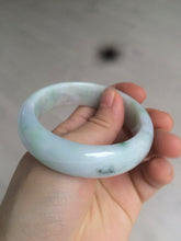 Load image into Gallery viewer, 52.9mm certificated Type A 100% Natural light green/purple/yellow spring garden Jadeite Jade bangle E61-1028
