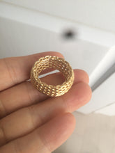 Load image into Gallery viewer, Fashion jewelry All new Stainless Steel Bird Nest band Ring size 8 1/2 FJ1
