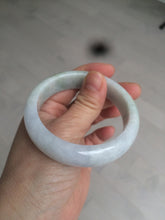 Load image into Gallery viewer, 55.7mm certified 100% natural Type A  green/white/purple jadeite jade bangle AF14-8935
